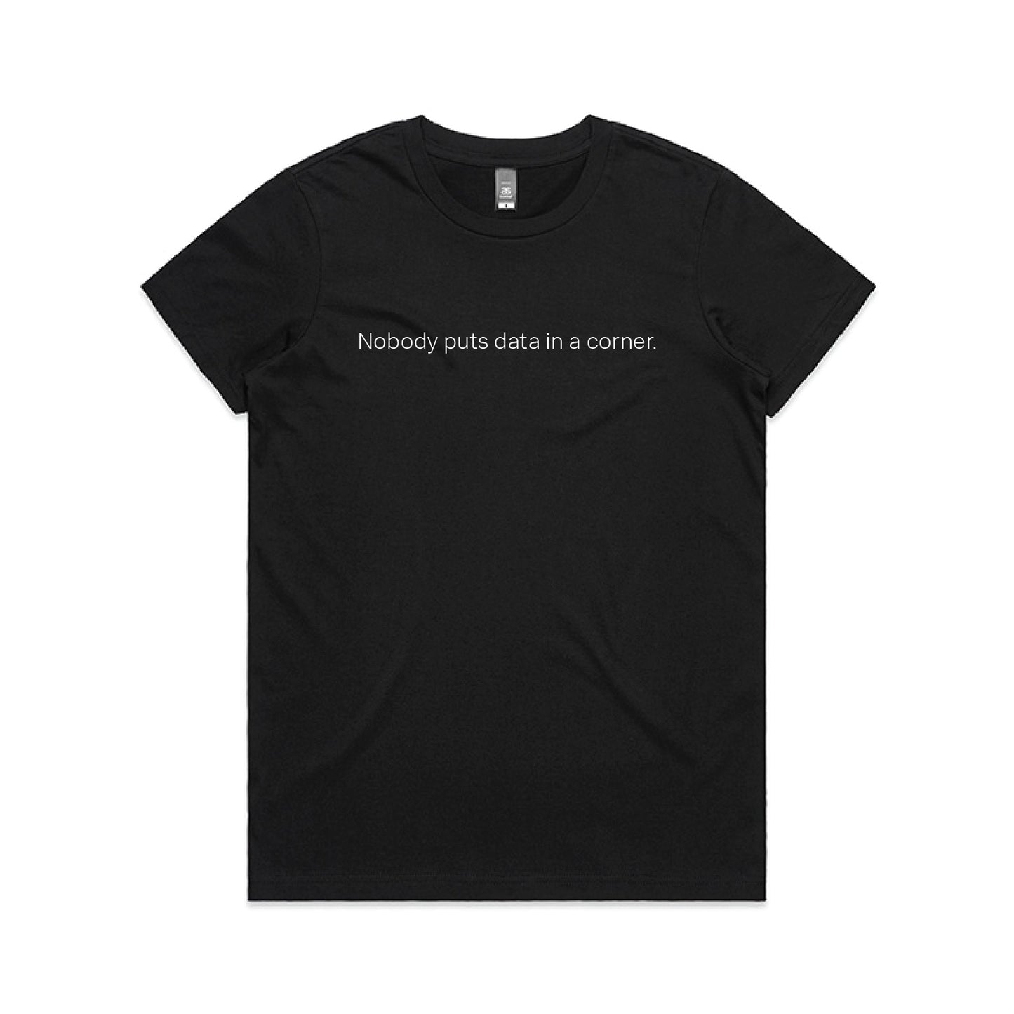 Nobody puts data in a corner. Tee